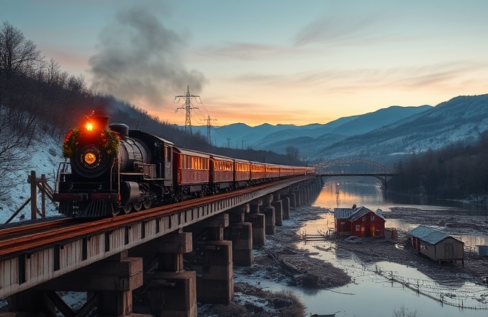CSX Santa Train Delivers Relief to Communities After Disasters