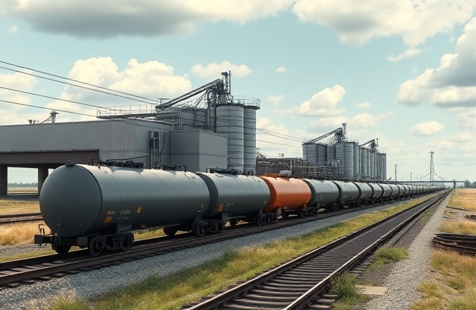 CSX, SPC & Bailey Feed Mill: Rail-Served Plant Boosts Renewable Feedstock Logistics