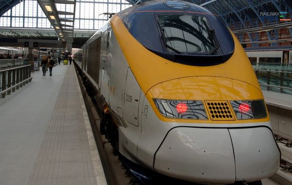 Two Eurostar Power Cars Built by Alstom