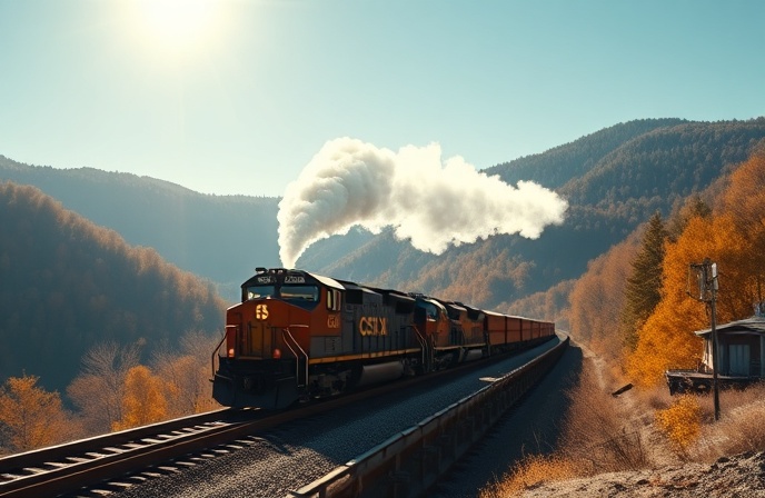 CSX Santa Train: Delivering Gifts Via Appalachian Rail Network