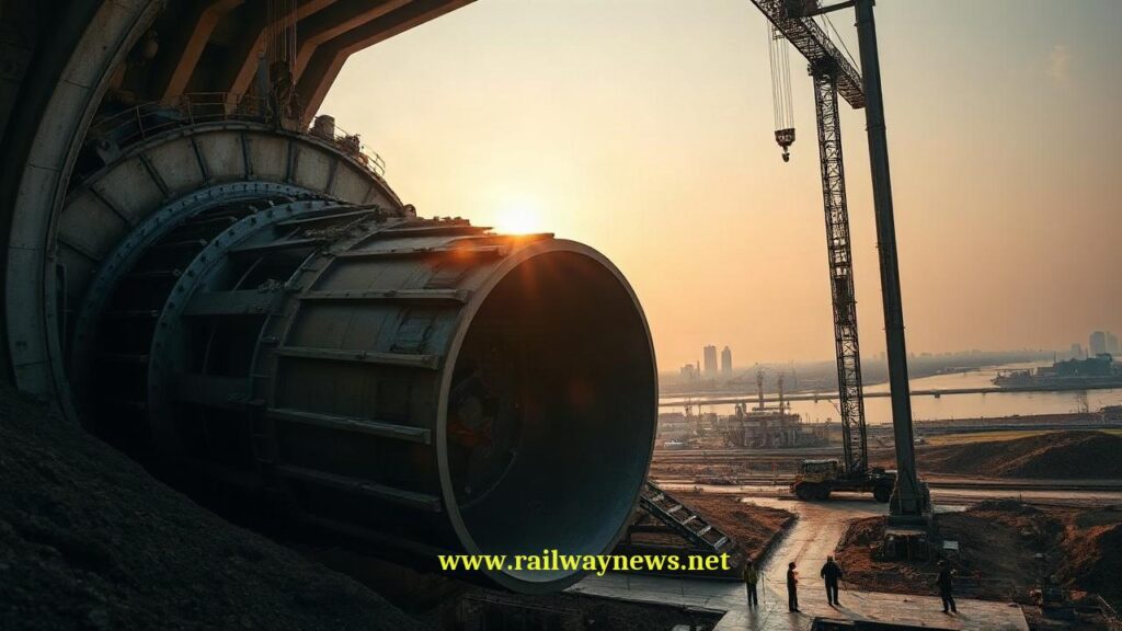 China Completes 11.3-km Underwater Yangtze Railway Tunnel