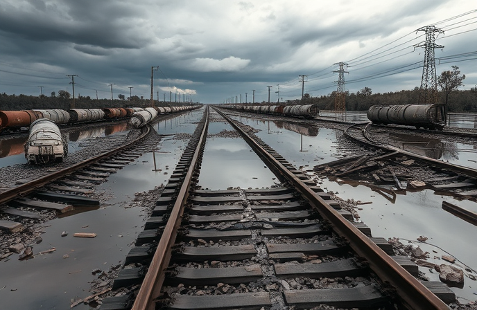 Texas Rail Floods: Climate Resilience Strategies for Global Networks