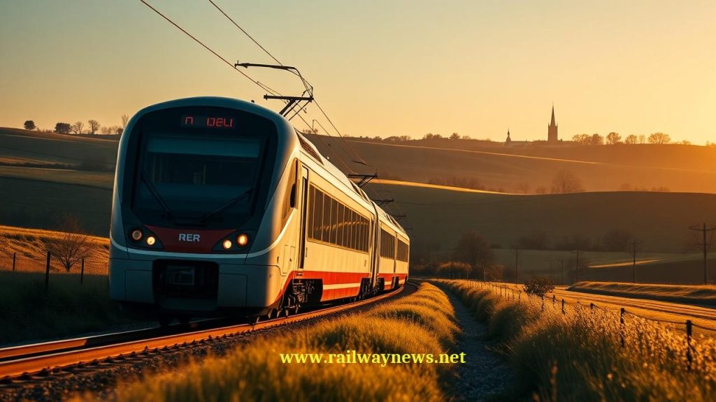Alstom Delivers 100th RER NG Double-Deck Train Paris