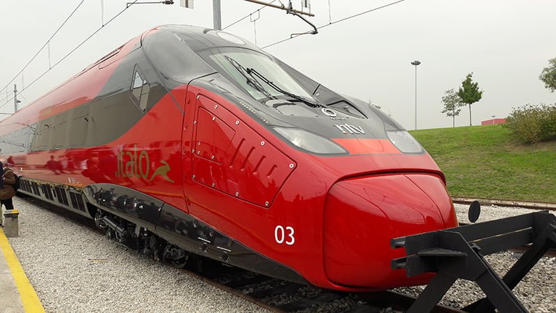 Alstom Presents the 1st Pendolino High-Speed Train for NTV