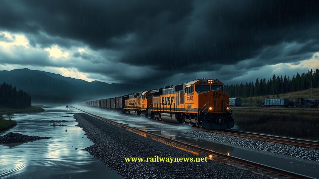 BNSF Restores WA Lines After Flooding, Delivers 80M Packages