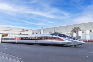 CR450 high-speed train during 453 km/h test runs in China, expected to enter service in 2026