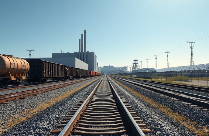 Union Pacific Serves Solar Plant: Rail Infrastructure in Illinois