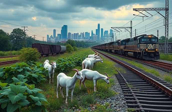 NS Goat-scaping: Rail Innovation for Sustainable Atlanta Infrastructure