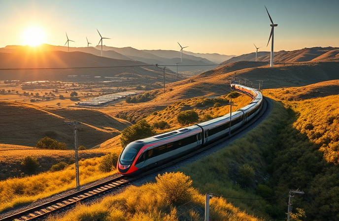Spain’s Green Rail Energy: €1.33B Investment & Sustainability
