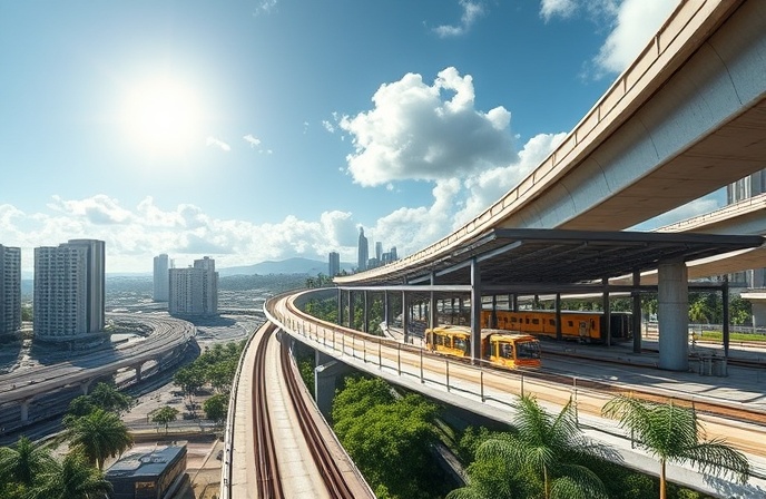 Honolulu’s Skyline Rail: City Center Construction Begins