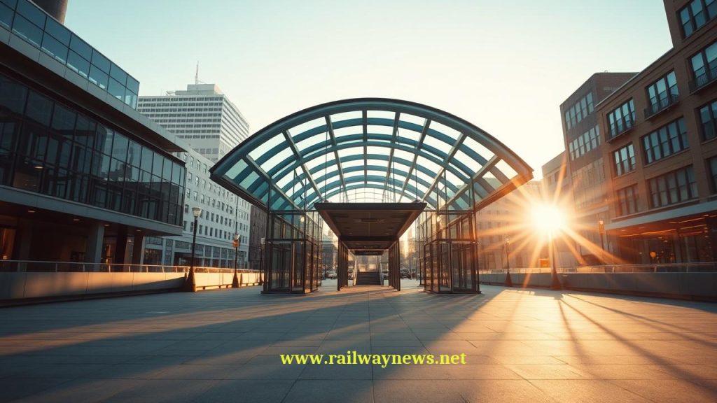 MBTA Opens New Outbound Headhouse Kendall/MIT Station