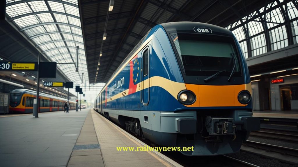 ÖBB Launches EU-Branded Locomotive for Rail Investment in Austria