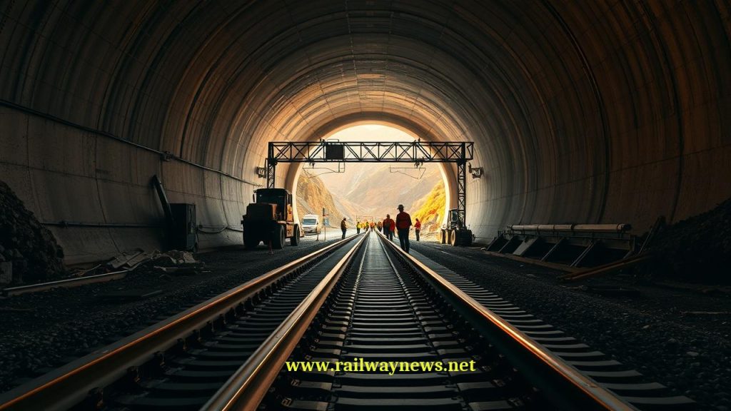 ÖBB Upgrades Terfener Tunnel Passing Station With 8 Switches