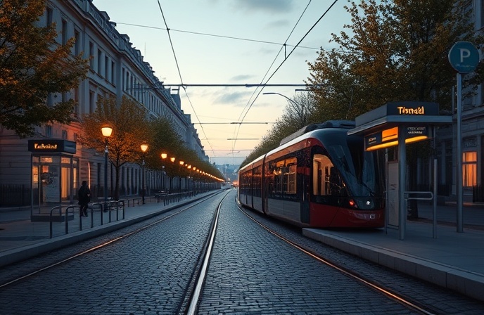 Budapest Tram Project: Főmterv Designs Pesti Fonódó Line