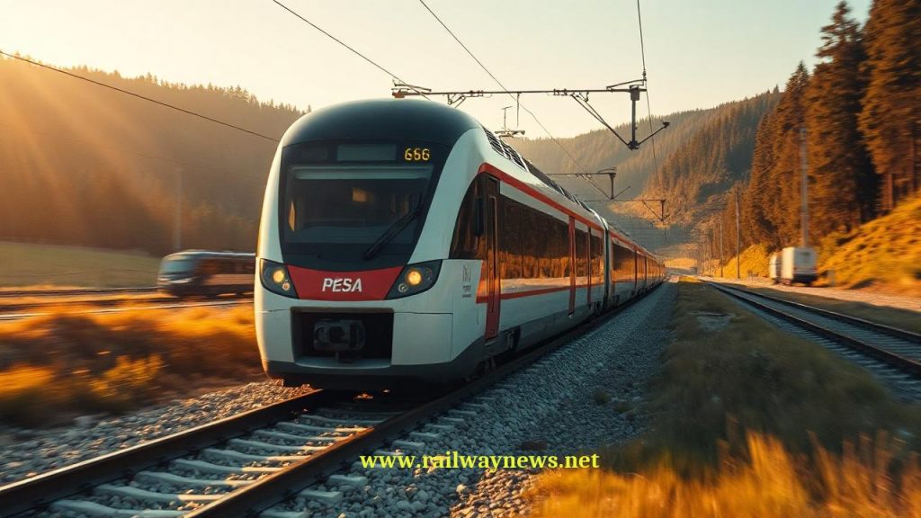 PESA Tests 200 km/h RegioJet EMU at Velim Test Center