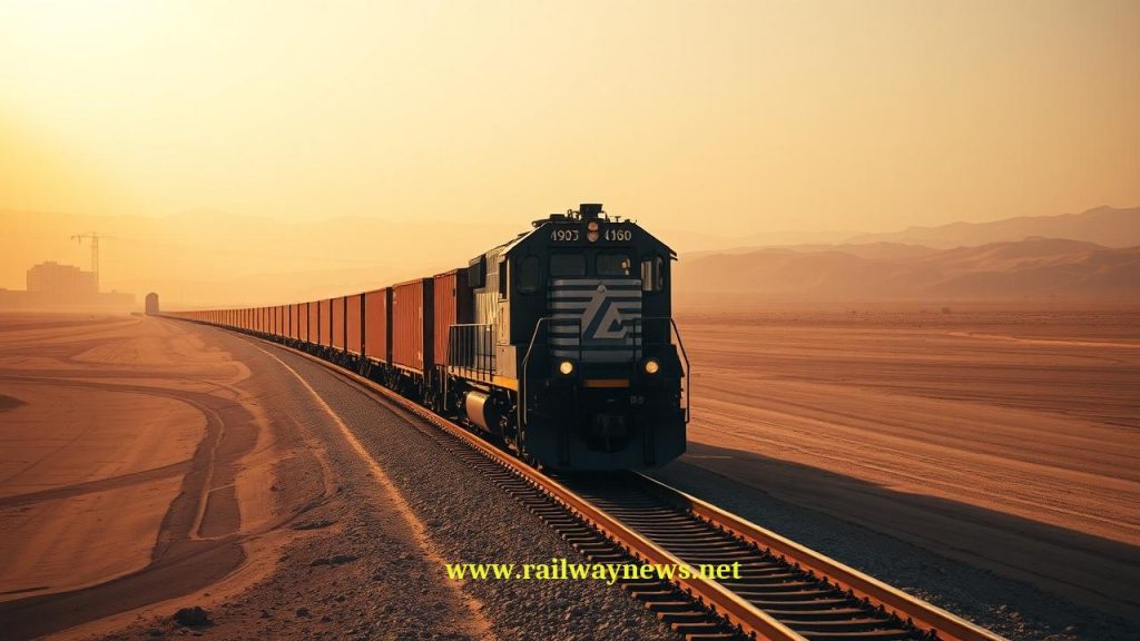 SAR Launches 1,700 km Freight Rail Corridor Persian Gulf Jordan