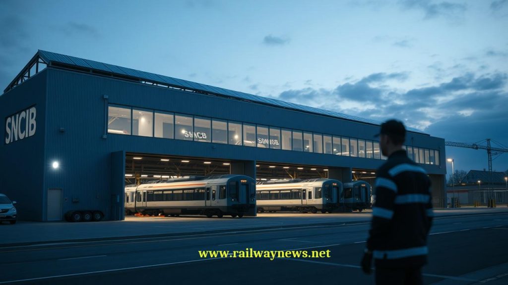 SNCB Boosts Rail Punctuality: €47M Ostend Maintenance Hall Opens