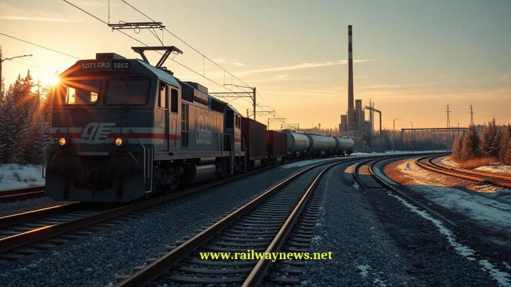 Softronic Locomotive Connects Stegra Plant to Ore Line
