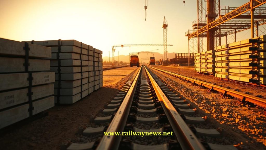 Vossloh Secures $45M Concrete Sleeper Contract California HSR