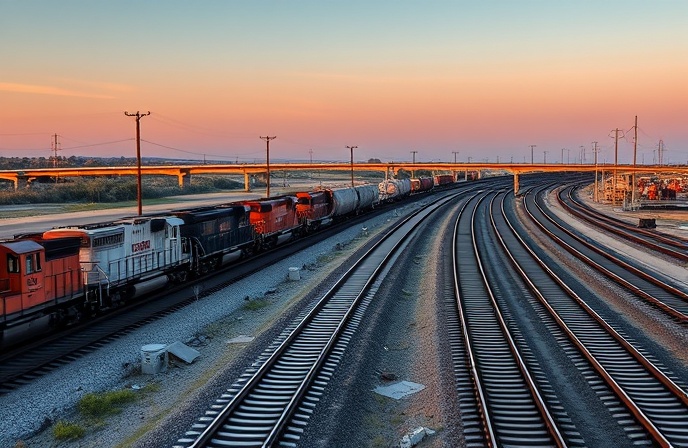 TXNW Etter, TX: Rail Infrastructure Upgrade Boosts Efficiency